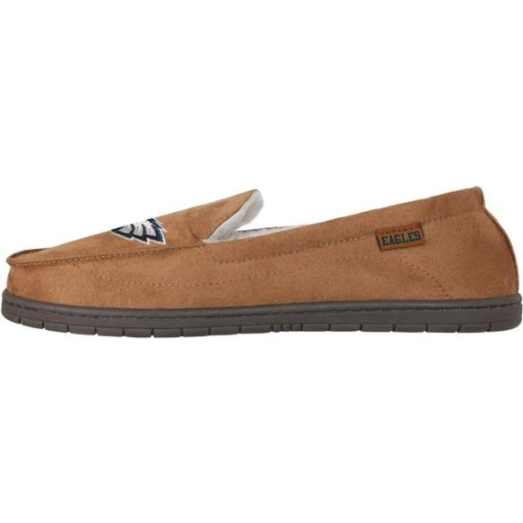 FOCO Philadelphia Eagles NFL Mens Exclusive Beige Moccasin - XL